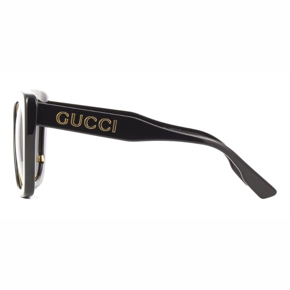 NEW AUTHENTIC GUCCI BLACK GREY SUNGLASSES GUCCI BUTTERFLY WOMEN EYEWEAR - Picture 4 of 5